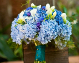 Свадебный букет  Блю скай